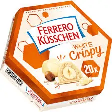 Ferrero Küsschen White Crispy – 172 g - 20 ks