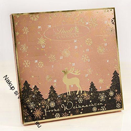 LINDT - ADVENTNÍ KALENDÁŘ 156g Zlatavý