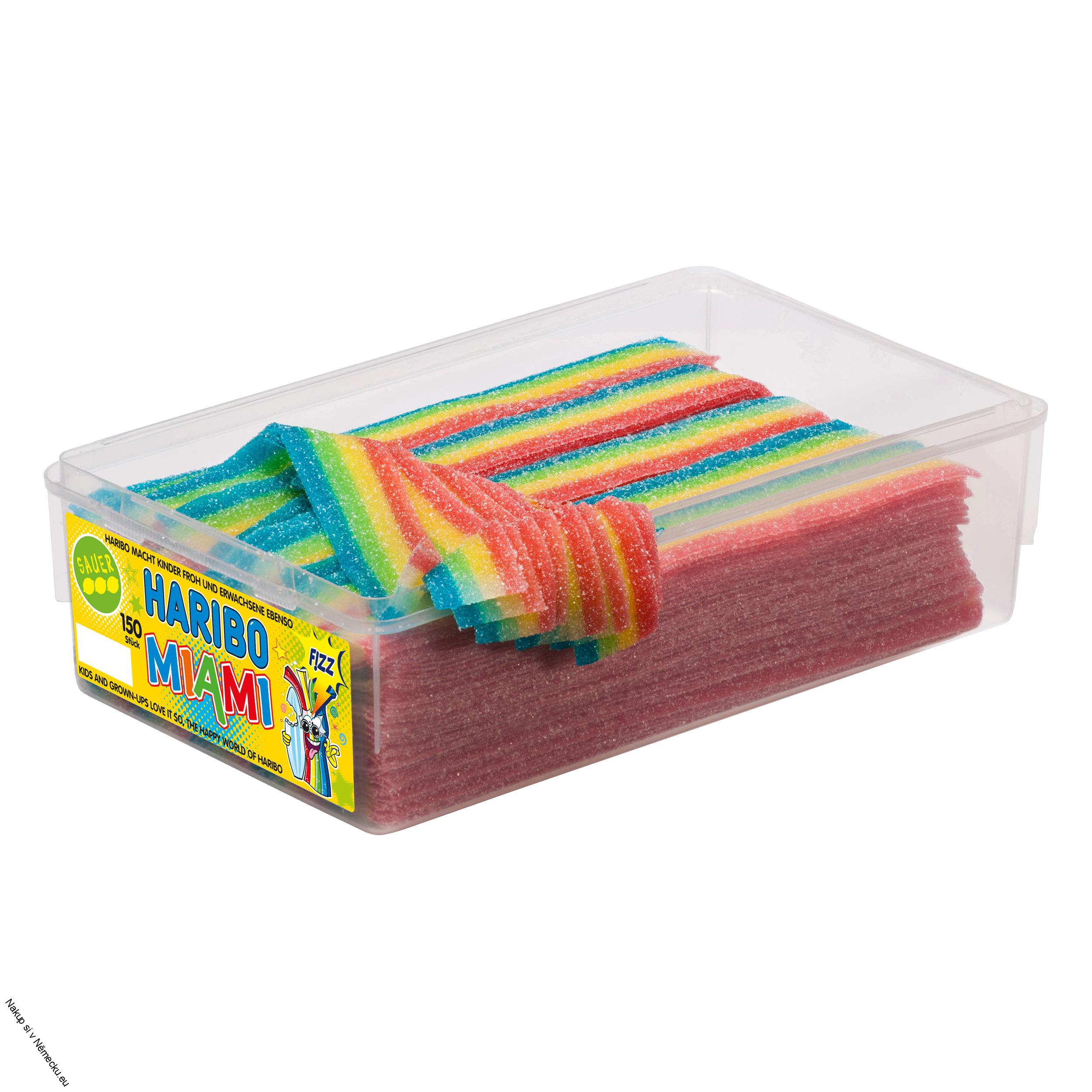 Haribo Miami kyselé pásky 150ks