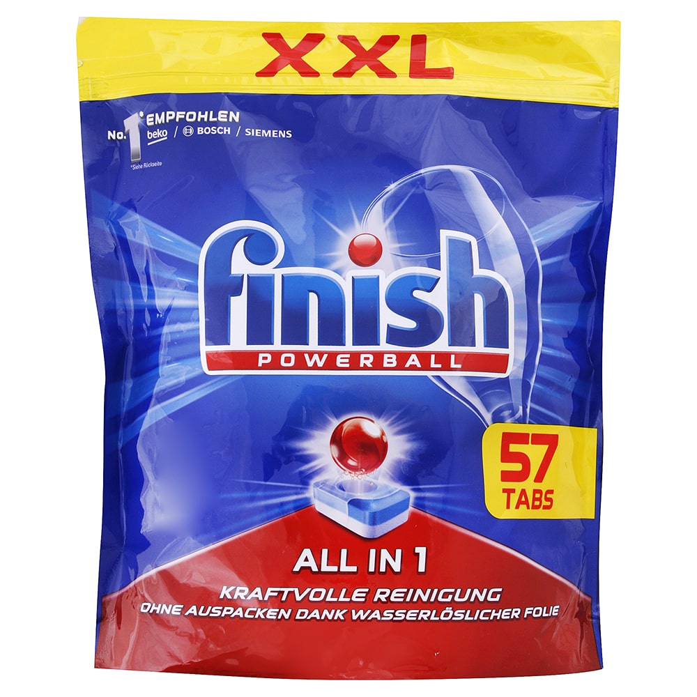 Finish tablety do myčky Powerball All IN 1- 57 tablet