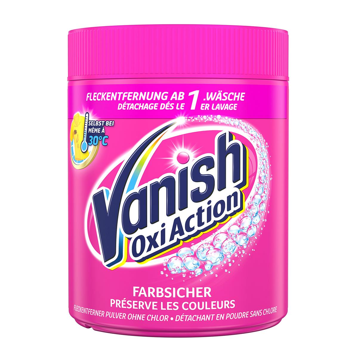 Vanish Oxi Action Farbsicher 550g-prášek odstraňující skvrny z barevného prádla