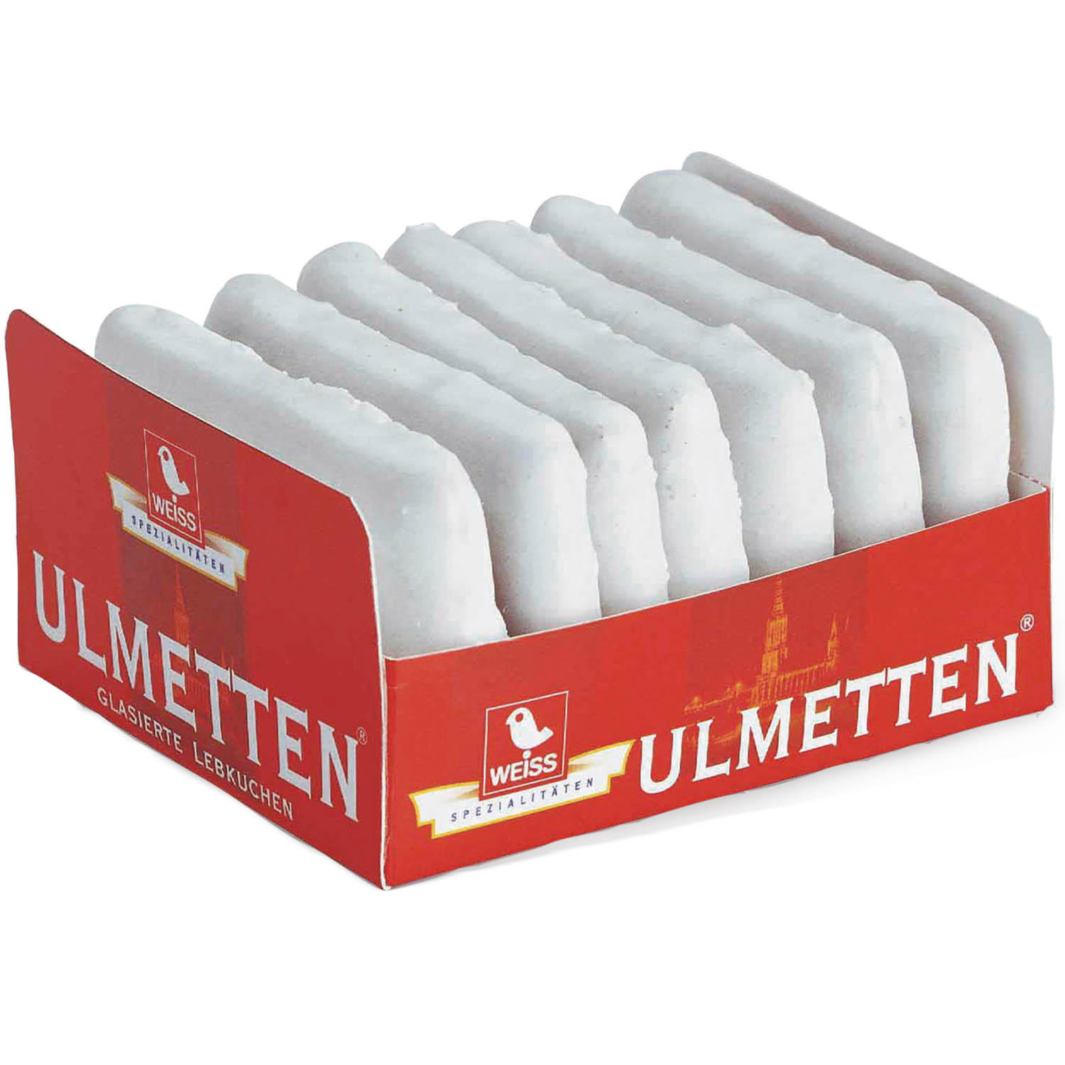 Weiss Ulmetten 175g-Hnědé perníčky s cukrovou polevou