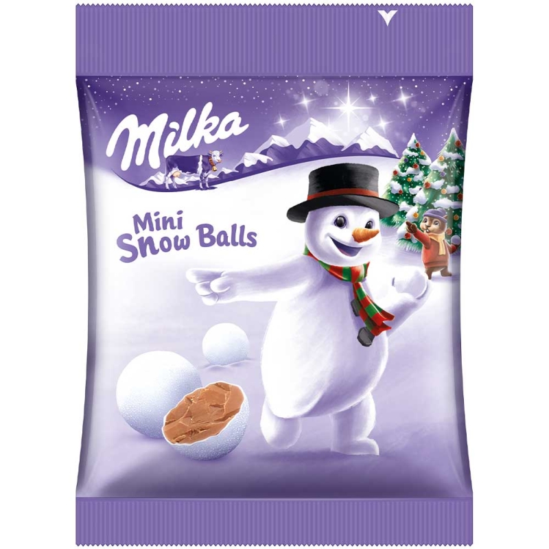 Milka Mini Snow Balls 100g