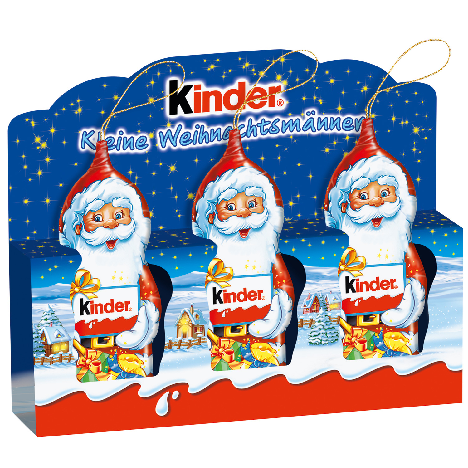 Kinder mini duté figurky mikuláš 3ks 45g