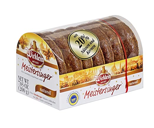 Wicklein Meistersinger naturell 200g-oplatkový přírodní perník