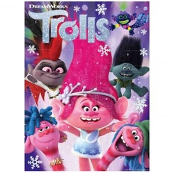 TROLLS/ TROLOVÉ ČOKOLÁDOVÝ ADVENTNÍ KALENDÁŘ 75g