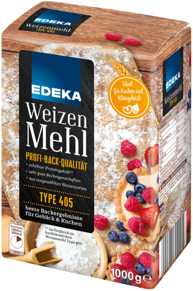 Weizenmehl, Type 405- Pšeničná mouka 1 kg