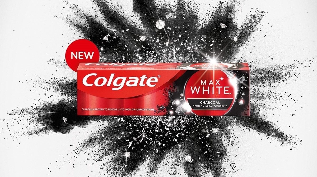 Colgate Max White Charcoal 75ml-bělicí zubní pasta s aktivním uhlím
