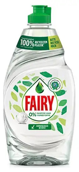 Fairy jar na nádobí 0% parfém a barvivo 430ml