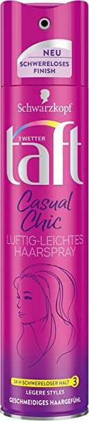Taft Casual Chic 3 - lak na vlasy se střední fixací 250 ml