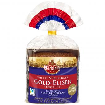 Wicklein Finest Norimberk Gold Elisen perník 250g - s oplatkovým základem