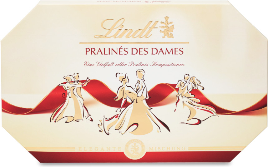 Lindt Pralines des Dames 250 g- čokoládové pralinky - elegantní mix