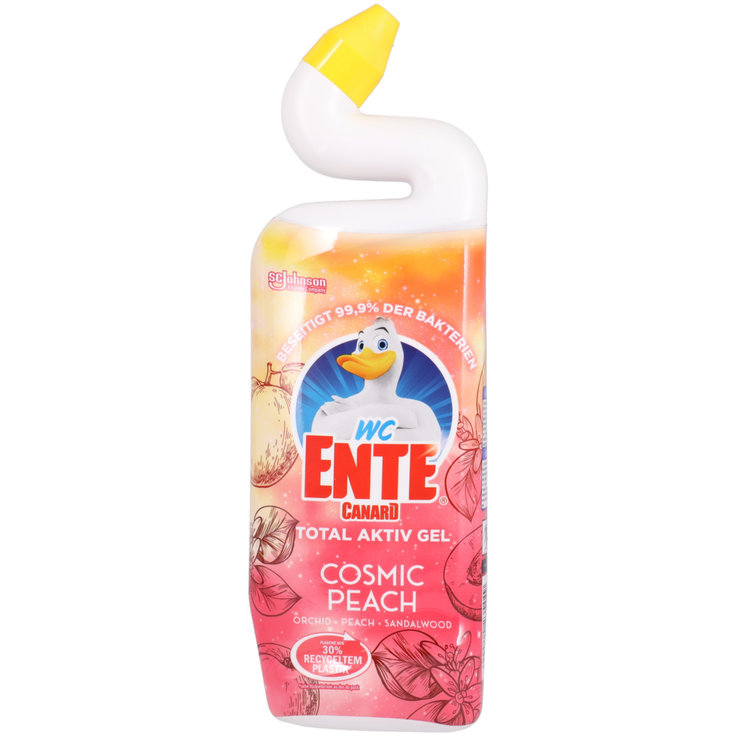 WC Ente Total Aktiv Gel WC čistič Peach- broskev 750 ml