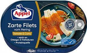Appel Hering Zarte filets Tomate curry 200 g