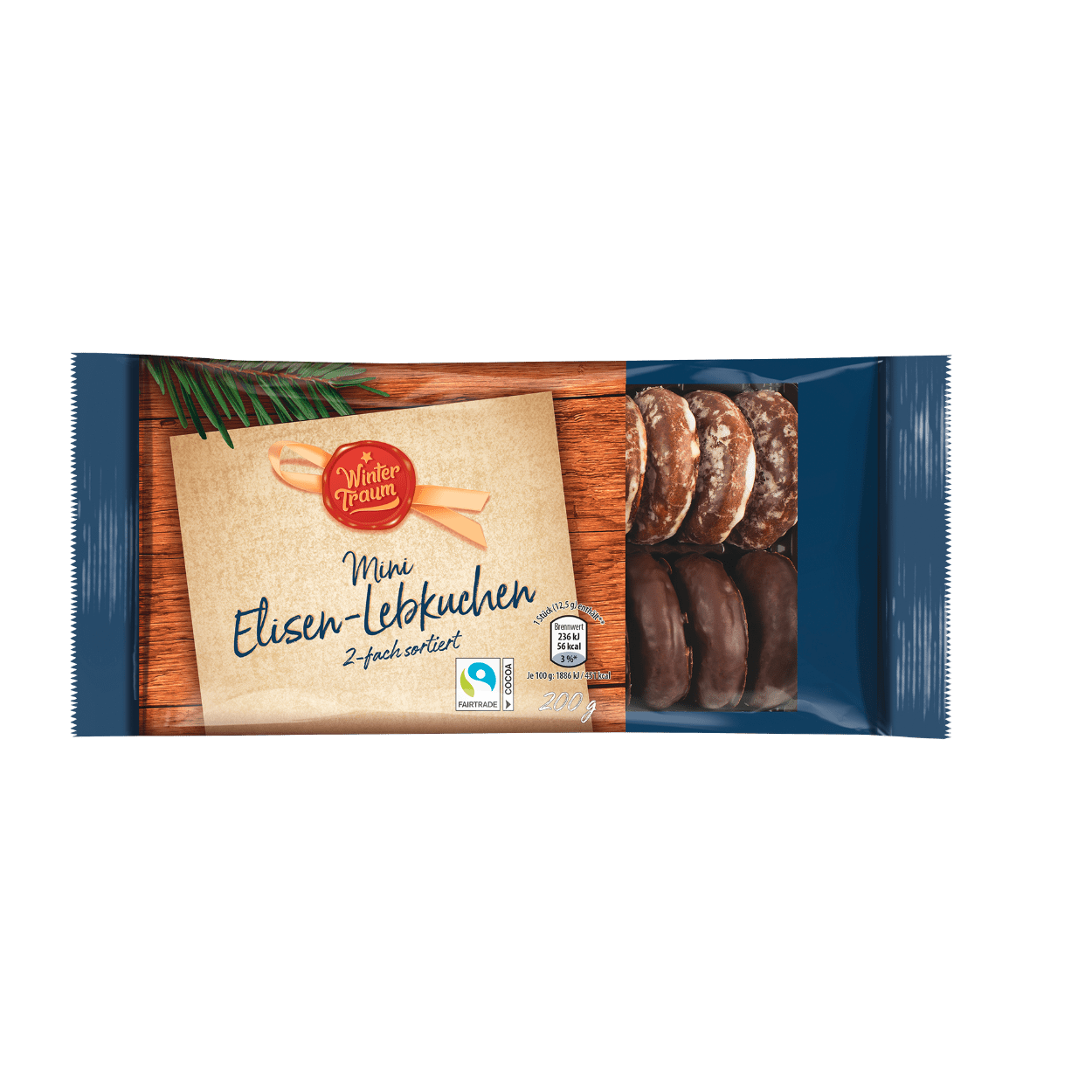 Winter traum Mini Elisen Lebkuchen 200g 2 druhy