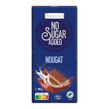 Frankonia No Sugar Added Chocolate mléčná s nugátem 80g