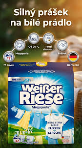 Weisser riese Megaperls - 17 pracích dávek 1,020 kg