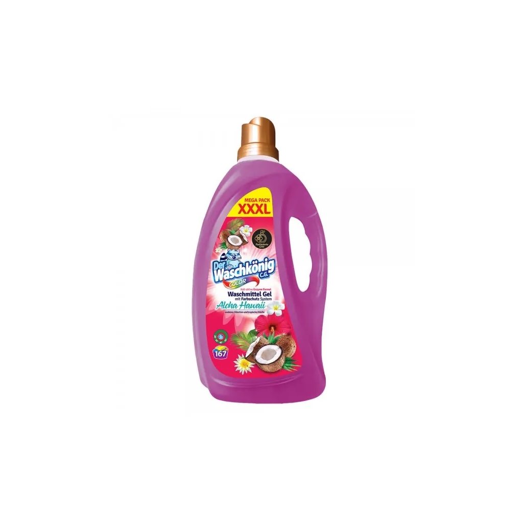 WaschKönig gel 5,01L ALOHA Color - 167 WL - Limitovaná edice!!!