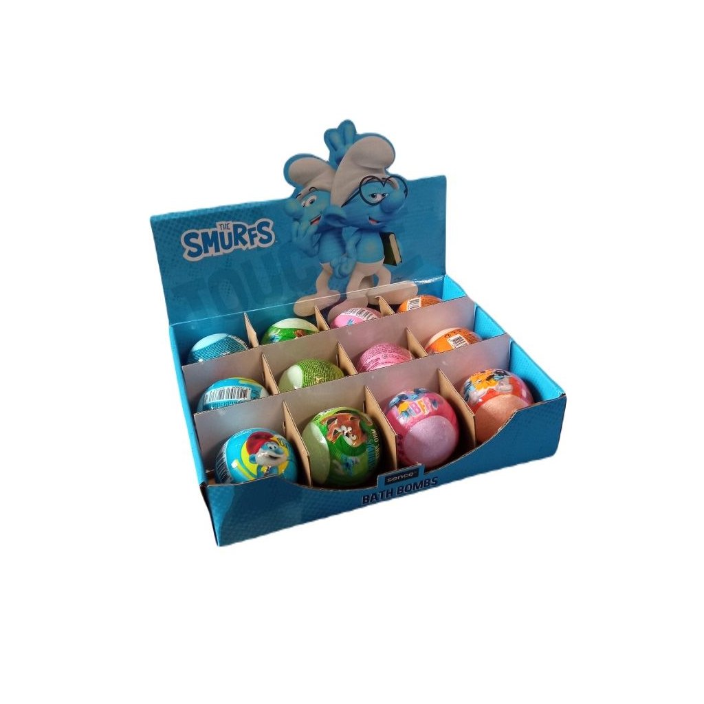 Bath Bombs - Šmoulové 100g 1ks - šumivá koule do koupele