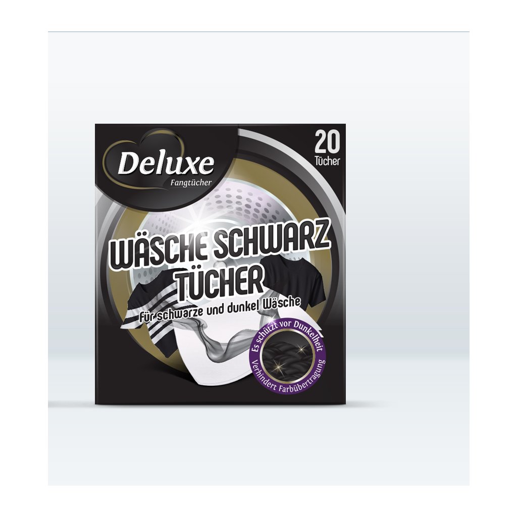 Deluxe Wasche Schwarz Tucher 20ks - ubrousky proti zabarvení černého prádla