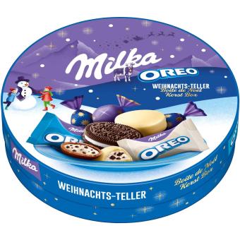 Milka & Oreo vánoční talíř 197g