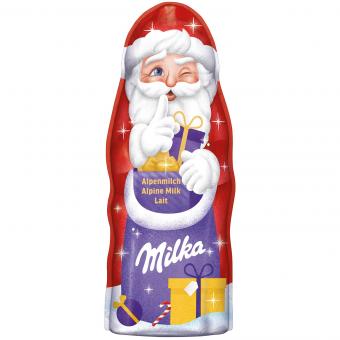 Milka Santa Claus alpské mléko 45g - Dutá figurka