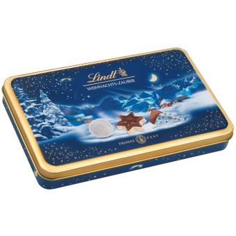 Lindt Vánoční kouzelné pralinky dárková plechovka 195g