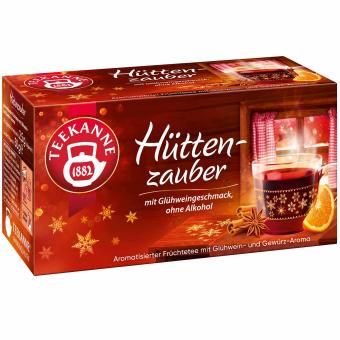 Teekanne Hutten zauber - zimní ovocný čaj s příchutí svařeného vína 20 sáčků