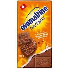Ovomaltine jemná křupavá originální mléčná čokoláda 130g