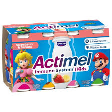Actimel Kids jahoda banán 8x100g