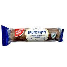 Edelmarzipan-Nougat-Baumstamm 100 g - Jemný marcipánový nugátový kmen stromu