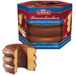 Lambertz Baumkuchen Vollmilch 300g - Vlhký vrstvený dort s polevou z jemné mléčné čokolády