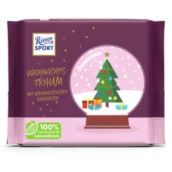 Ritter Sport Vánoční sen 145g - Plněná mléčná čokoláda s mléčným krémem s obsahem kakaa (40 %), zušlechtěná zimním kořením