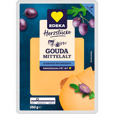 EDEKA Herzstücke Gouda mittelalt - Gouda středního zrání 48 % tuku v sušině 250 g
