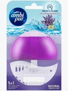 Ambi Pur tekutý WC blok Lavender & Rosemary 55 ml - levandule a rozmarýn