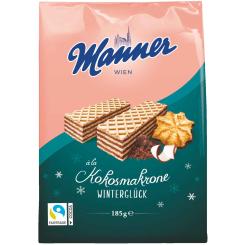 Manner zimní štěstí à la kokosové makronky 185g