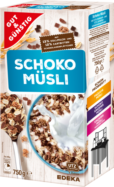 Schoko-Müsli 750G