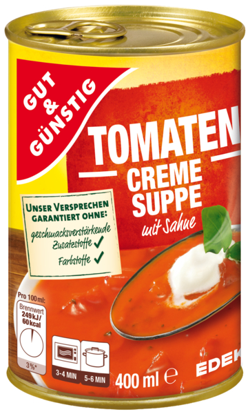 Tomatencremesuppe - RAJČATOVÁ KRÉMOVÁ POLÉVKA 400ML