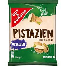 Pistazien, geröstet & gesalzen-Pistácie pražené solené 250G