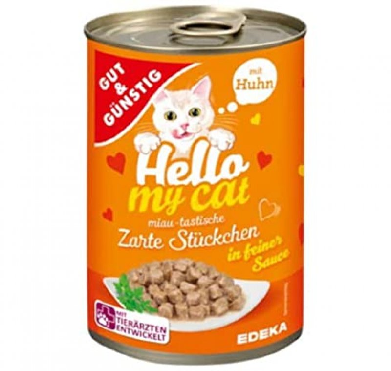 Kočičí konzerva Kuřecí v omáčce 415g