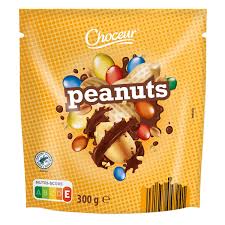 Choceur Peanuts 300g  Oříšky v čokoládě 