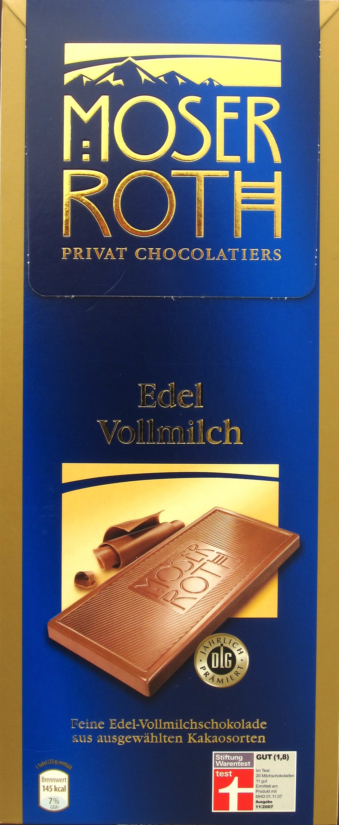 Moser Roth Edel Vollmilch 125 g