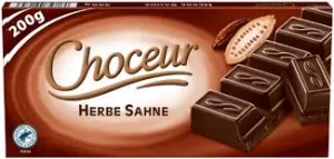 Choceur Herbe sahne hořká čokoláda 200 g