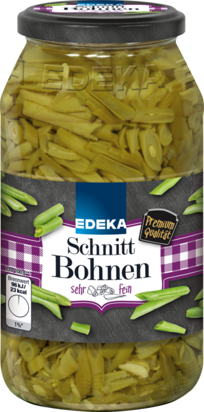 Schnitt Bohnen660g Broušené fazole