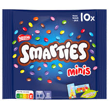 Smarties Mini - lentilky v 10-ti krabičkách 144g