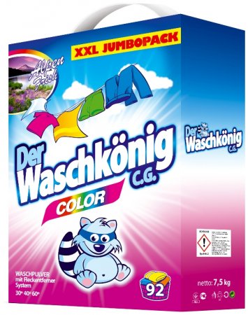 Waschkonig Color prací prášek 6 kg (100 praní)