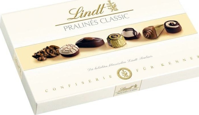 Lindt Bonboniéra Classic směs mléčných pralinek 200 g