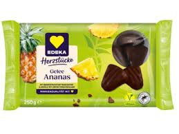 Gelee-Ananasecken in Zartbitter-Schokolade 250g