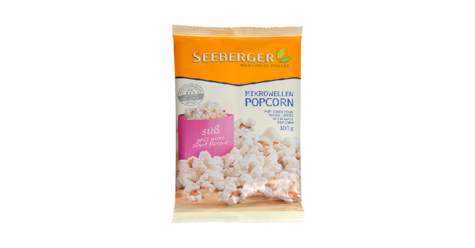 SEEBERGER POPCORN SLADKÝ DO MIKROVLNKY 100G