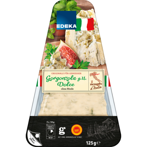 EDEKA Italia Gorgonzola Dolce bez 48% 125g
